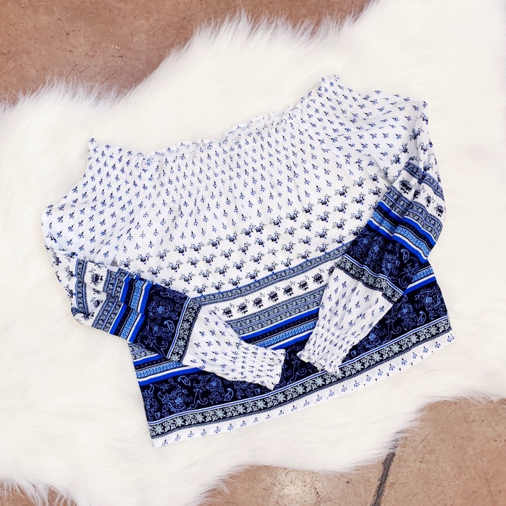 H&M off-the-shoulder crop top - 2